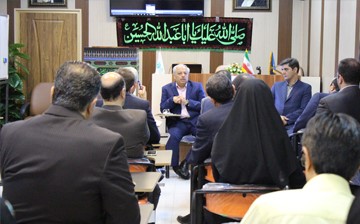 برگزاری جلسه مدیران شعب تهران با جناب آقای دکتر تهرانی .