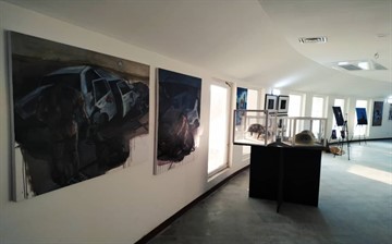 افتتاحیه نمایشگاه آثار برگزیده دومین سالانه ملی ساتین در جزیره زیبای کیش