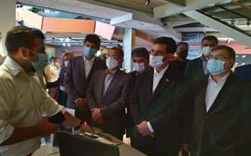 بازدید جناب آقای آذری جهرمی وزیر محترم ارتباطات و فناوری اطلاعات از مرکز نوآوری جزیره کیش