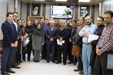 برگزاری آخرین جلسه مدیران شعب تهران با جناب آقای دکتر تهرانی در سال 95